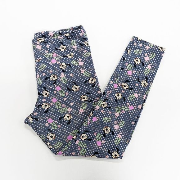 LulaRoe Minnie Mouse Disney Leggings - Picture 1 of 4